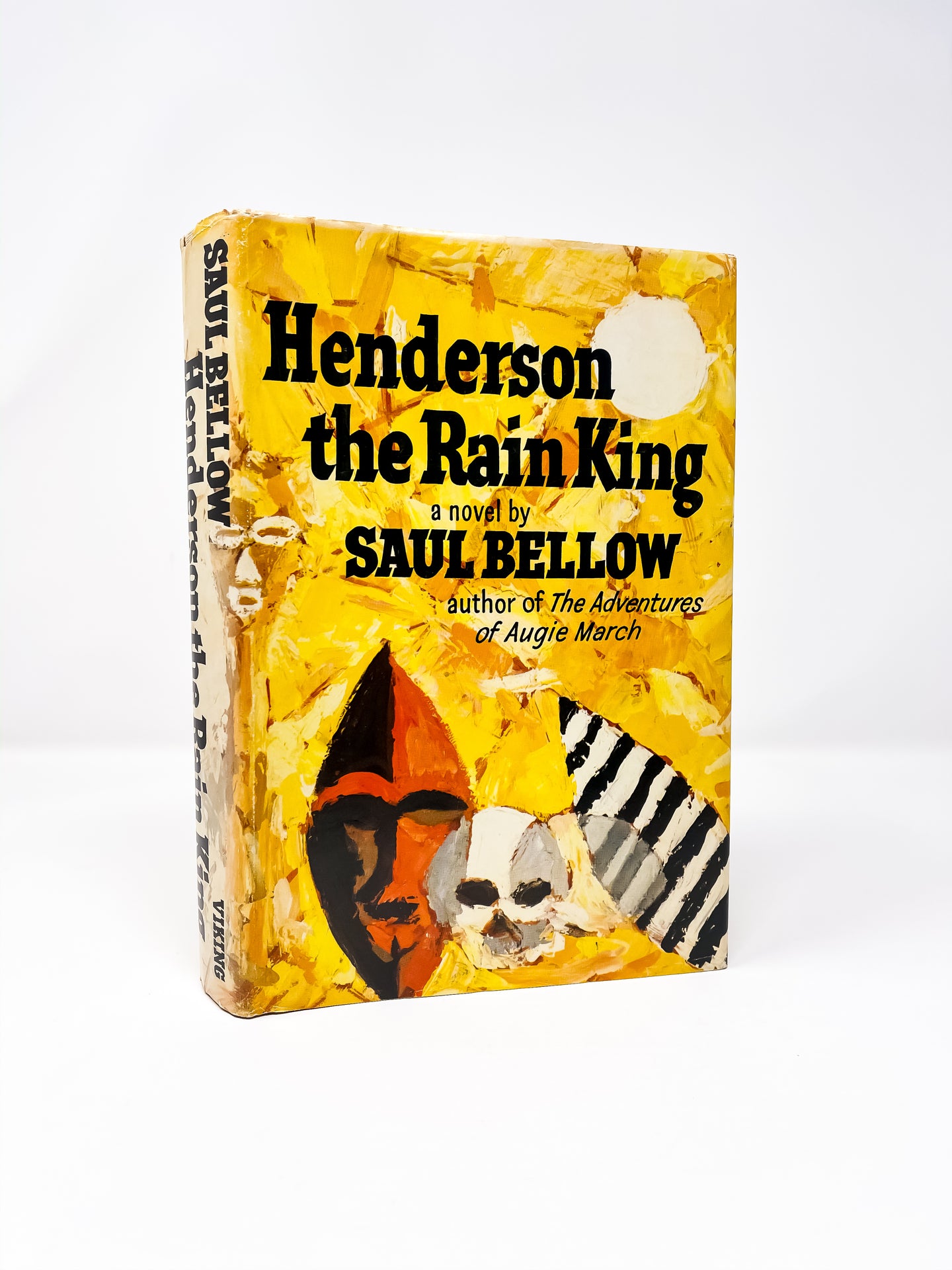 A first edition of Henderson the Rain King by Saul Bellow